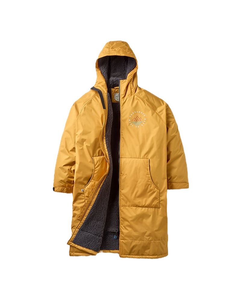 Passenger Escapism Sherpa Lined Changing Robe - Spruce Yellow Outdoor Wear