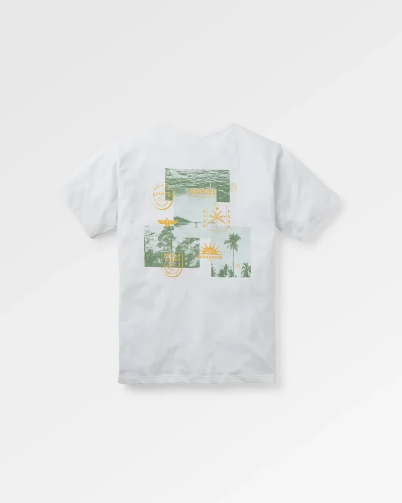 Passenger Men's Sonoma T-Shirt - White Casual Organic Cotton Tee-3