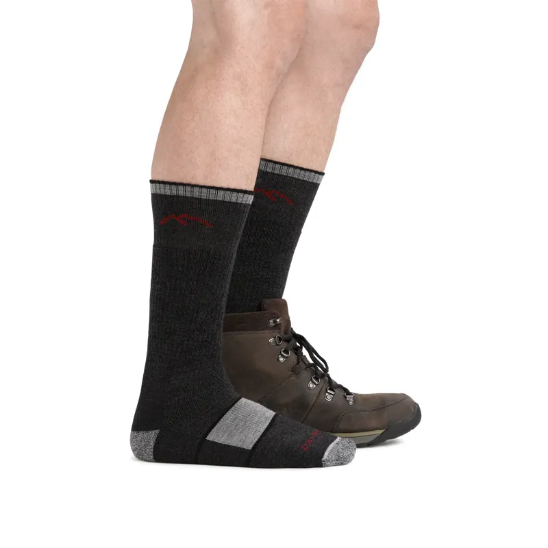 Darn Tough Men's Hiker Boot Sock - Midweight with Full Cushion - Black-3