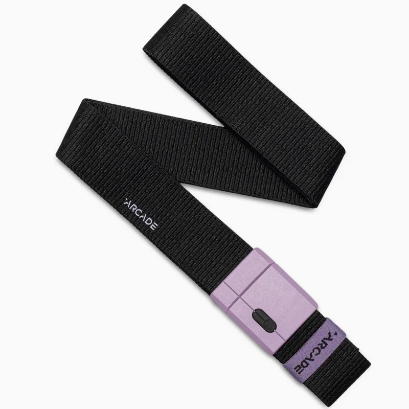 Arcade Belt Polar Black/Violet - Stretch Outdoor Belt