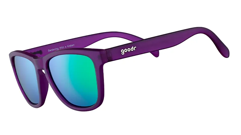Goodr OG Glasses - Gardening With Kraken Polarized No-Slip Sunglasses for Running + Outdoor Adventures