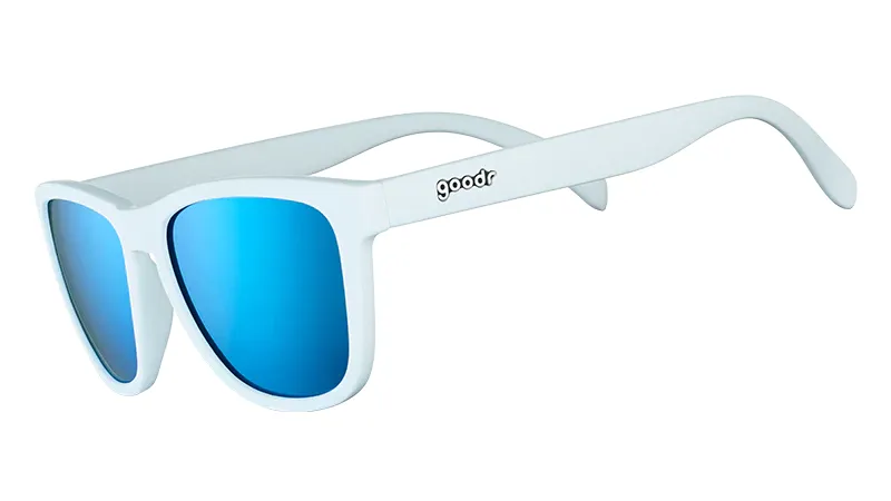 Goodr Iced By Yetis OG Polarised Sunglasses White UV400 Running Sunglasses-3