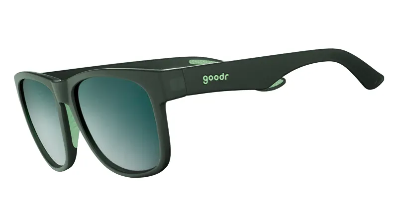 Goodr Mint Julep Electroshocks BFG Polarised Sunglasses Green UV400-2