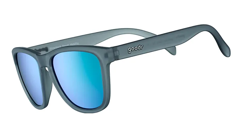Goodr Silverback Squat Mobility OG Polarised Sunglasses Grey UV400-1