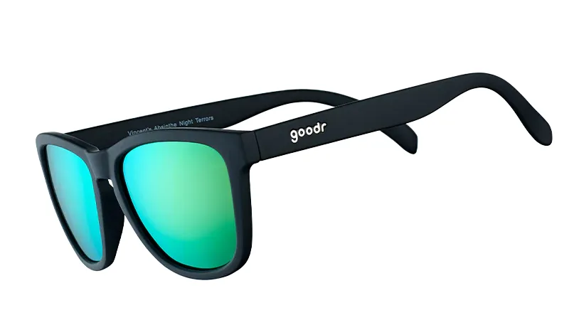 Goodr OG Vincent's Absinthe Night Terrors Polarised Sunglasses UV400