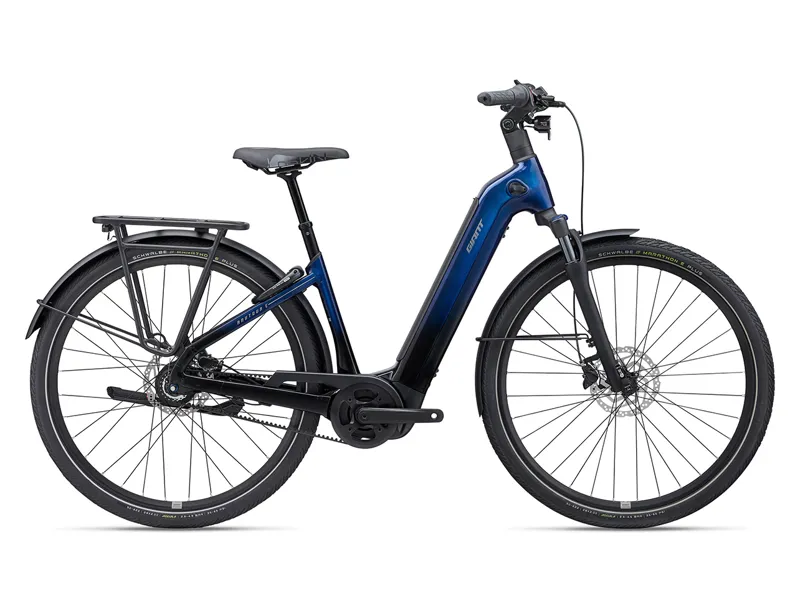 Giant AnyTour E+ 3 625Wh E-Hybrid Bike In Gloss Eclipse/Black-1