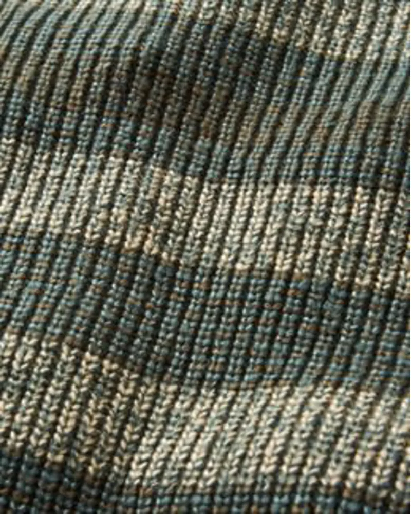 Passenger Fog Knitted Jumper Dark Olive Multi Stripe-2