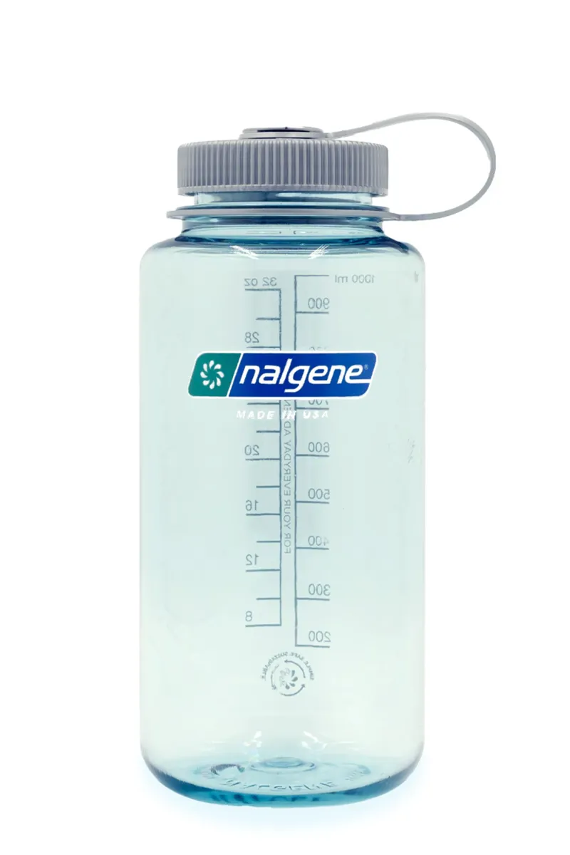 Nalgene Seafoam 1L Wide Mouth Tritan Sustain Water Bottle