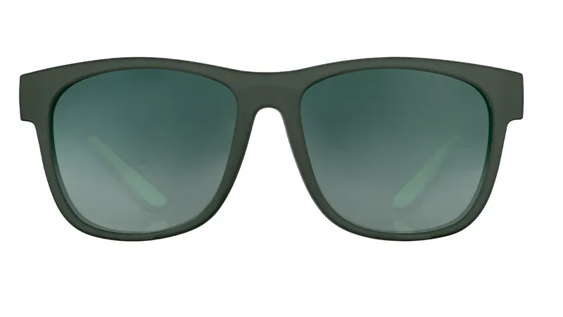 Goodr Mint Julep Electroshocks BFG Polarised Sunglasses Green UV400-3