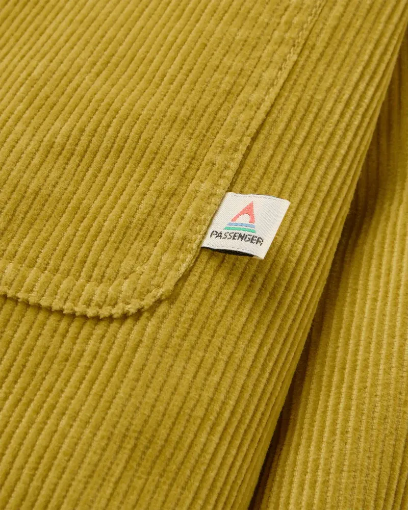 Passenger Mens Backcountry Cord Shirt Heritage Yellow-2