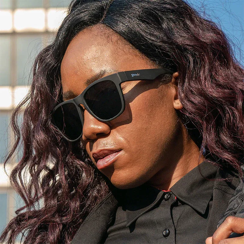 Goodr Hooked On Onyx BFG Polarised Sunglasses Black UV400