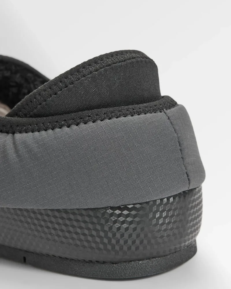 Passenger Hearth Men's Slippers - Charcoal Cosy Indoor/Outdoor Slippers-6