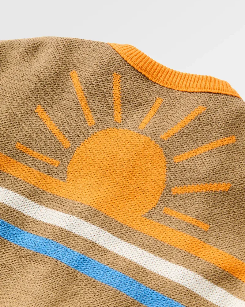 Passenger Dawner Knitted Cardigan - Caramel Brown Women's Warm Layering Essential-3