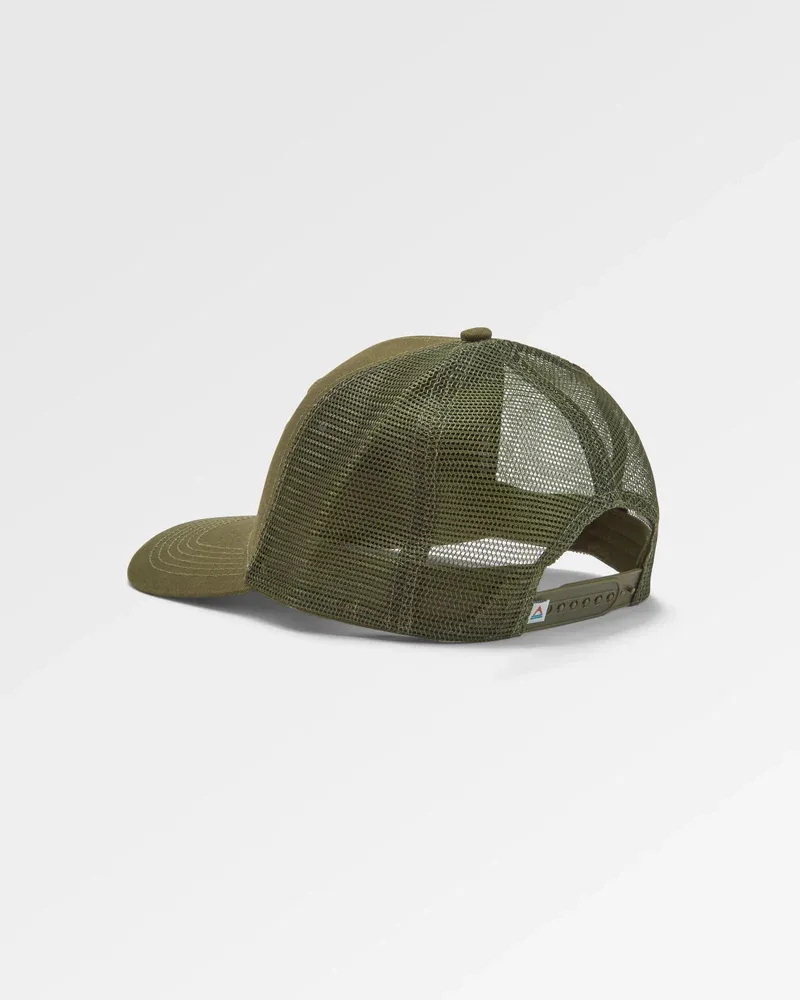 Passenger Core Organic Trucker Cap - Khaki Adjustable Outdoor Cap-2