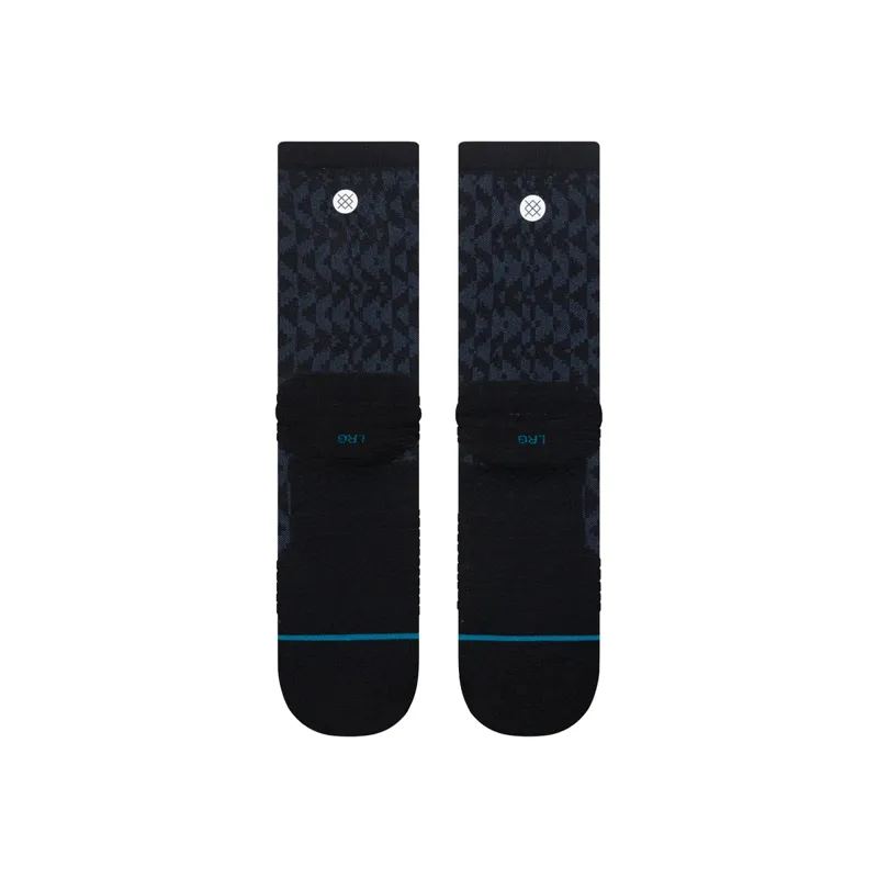 StStance Digzig Light Crew Socks - Sea Blue Lightweight and Comfortable Everyday Socks-2