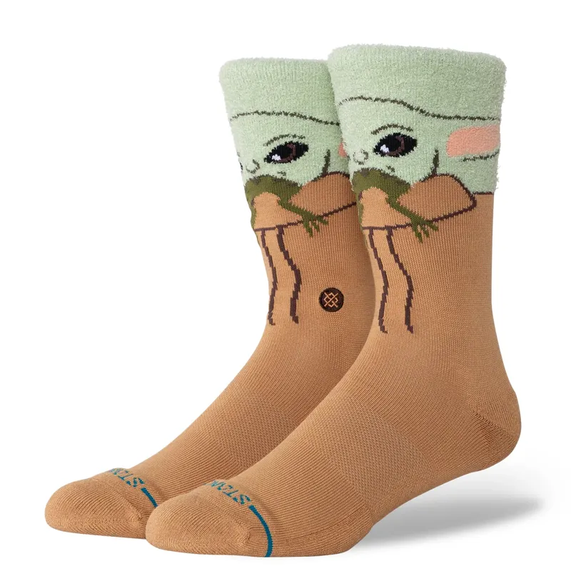 Stance Star Wars Grogu Hungry Crew Socks - Green The Mandalorian