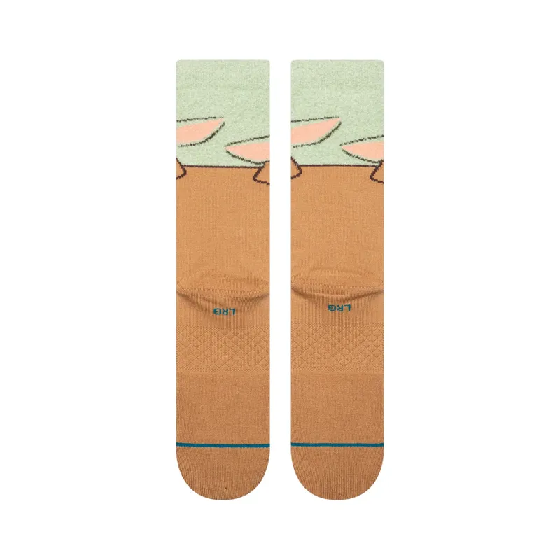 Stance Star Wars Grogu Hungry Crew Socks - Green The Mandalorian-2