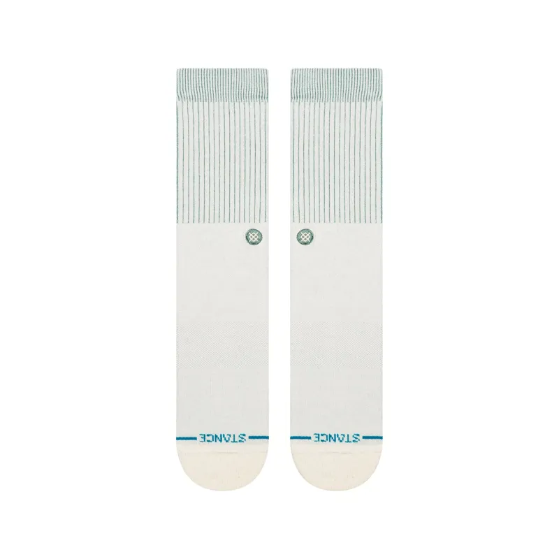 Stance Icon Pop Crew Socks - Washed Green Premium Everyday Crew Socks-1