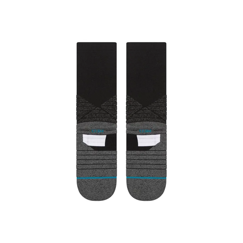 Stance ICON Sport Crew Socks - Black - Performance Athletic Socks-2