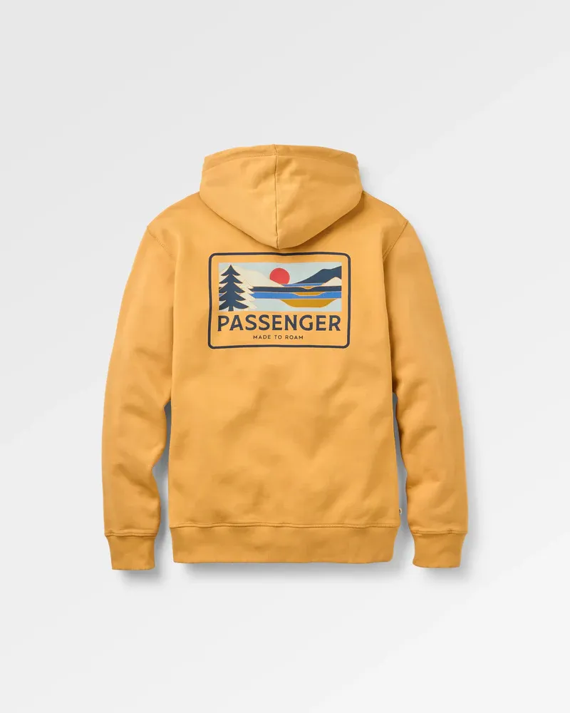 Passenger Roamer Hoodie - Spruce Yellow Men's Organic Cotton Pullover 