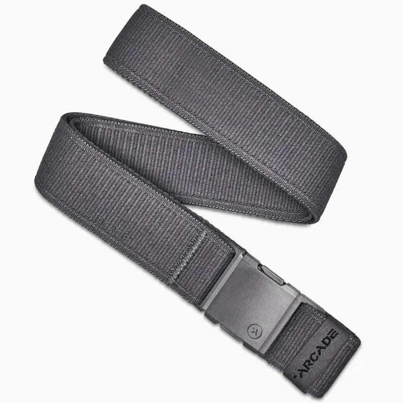 Arcade Atlas Belt Charcoal Stretch Webbing Belt
