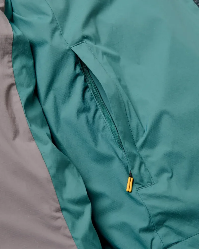 Passenger Men's Tahoe Lined Waterproof Packable Jacket - Deep Ocean/Slate Grey-5