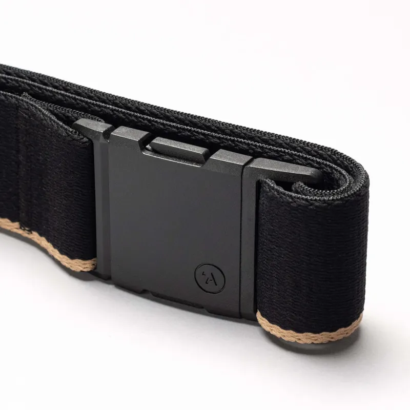 Arcade Blackwood Belt Black and Sand Stretch Web Belt-3