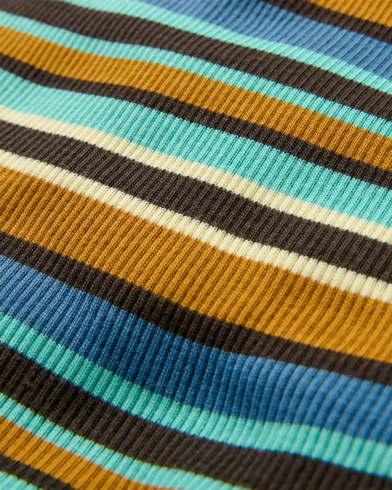 Passenger Out There Striped Ribbed Cropped Vest Women's Casual Summer Top-4