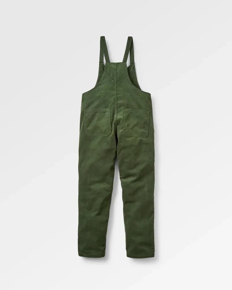 Passenger Women's Meadows Cord Dungarees - Fir Tree Organic Cotton Corduroy Overalls for Everyday Adventure-3