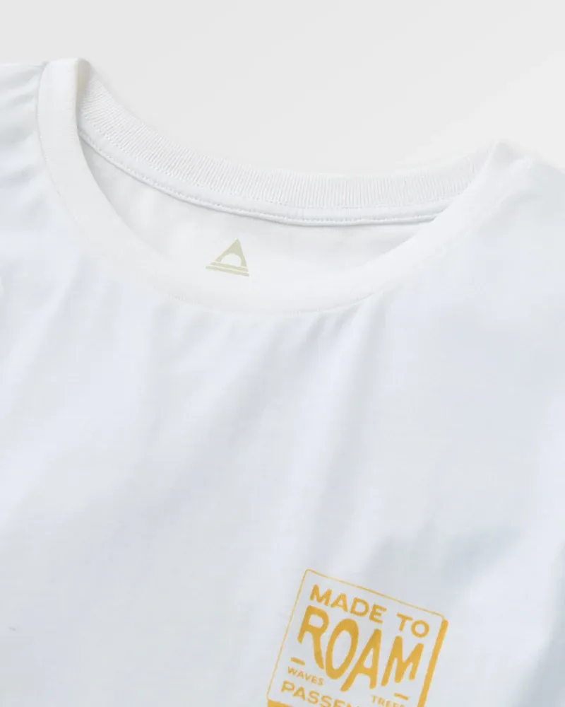 Passenger Men's Sonoma T-Shirt - White Casual Organic Cotton Tee-6