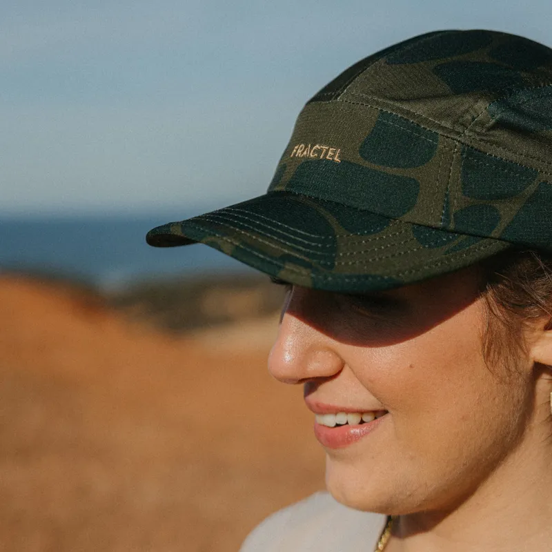 Fractel R-Verdure Running Cap Camo Lightweight Performance Hat