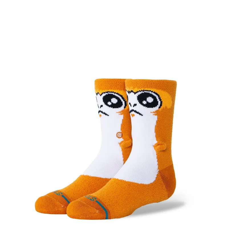 Stance Star Wars Porg Kids Crew Socks - Brown The Last Jedi and The Rise of Skywalker