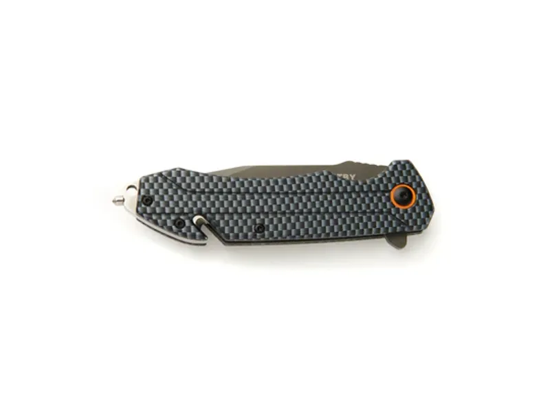 Whitby Rescue Lock Knife LK400 - Emergency Folding Knife with Seatbelt Cutter and Glass Breaker-3