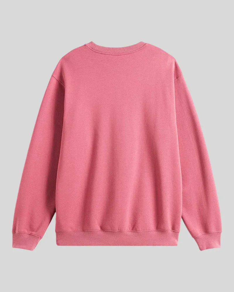 Vans Womens Left Chest II Loose Sweatshirt Mauvewood-3