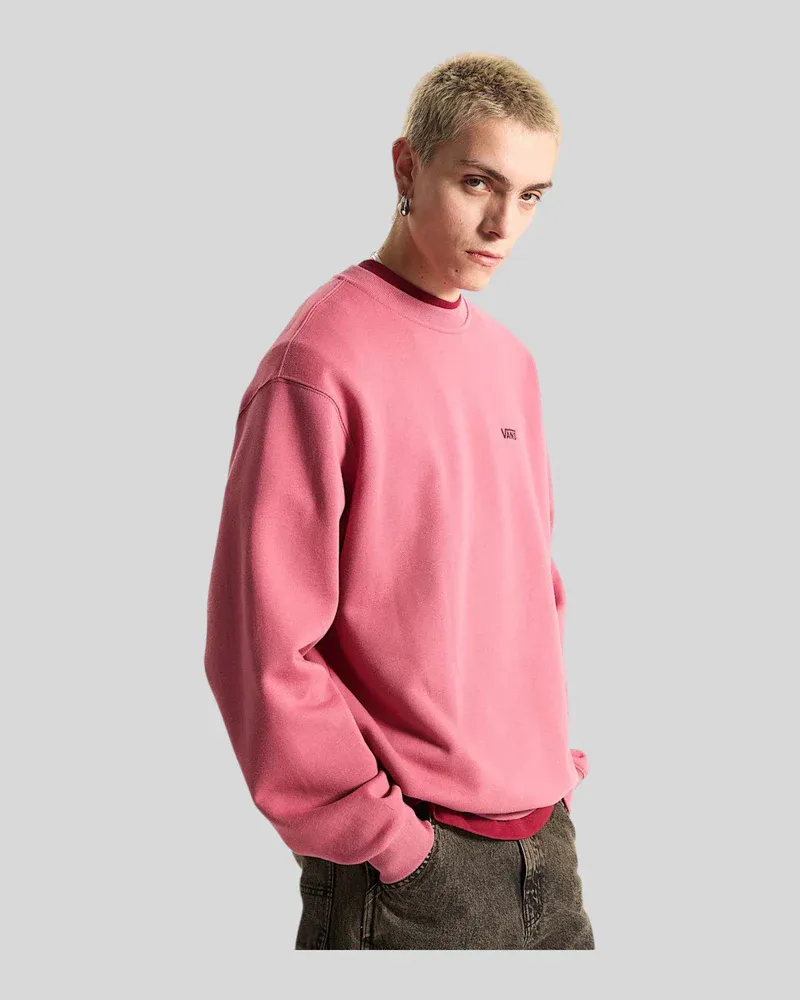 Vans Womens Left Chest II Loose Sweatshirt Mauvewood