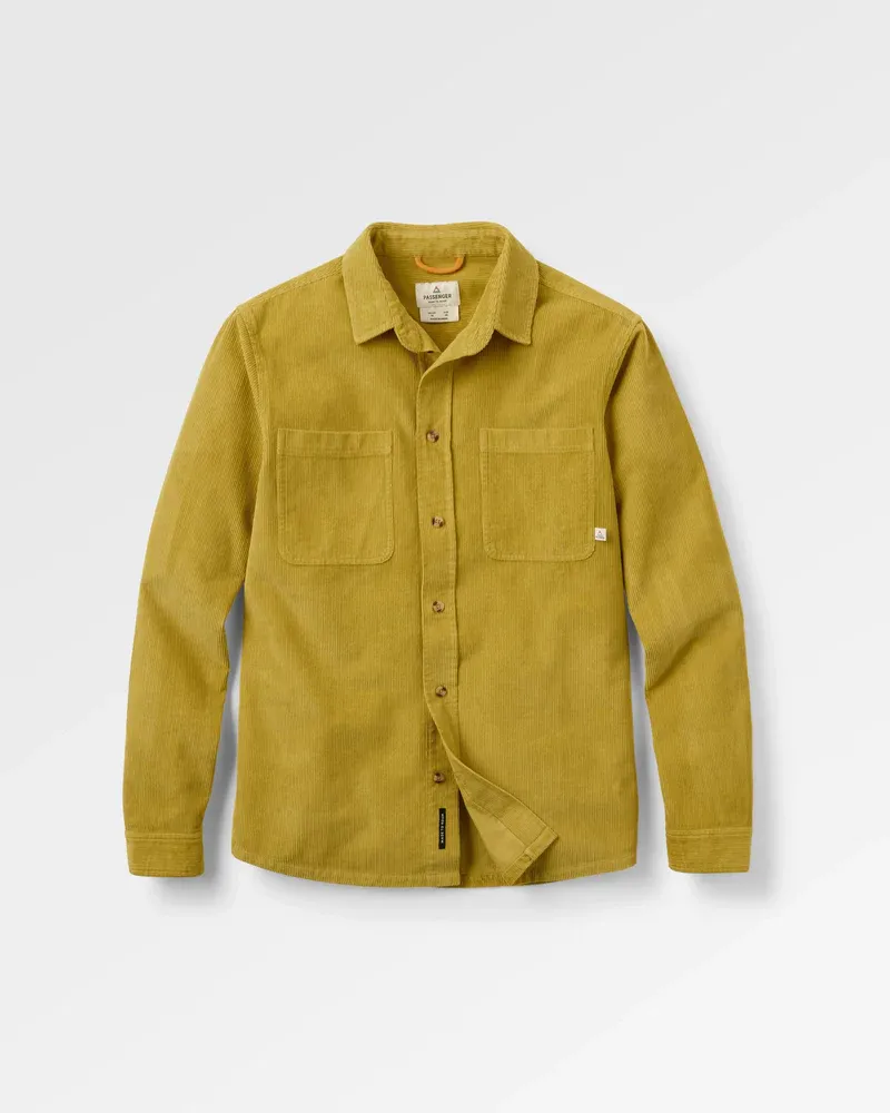 Passenger Mens Backcountry Cord Shirt Heritage Yellow