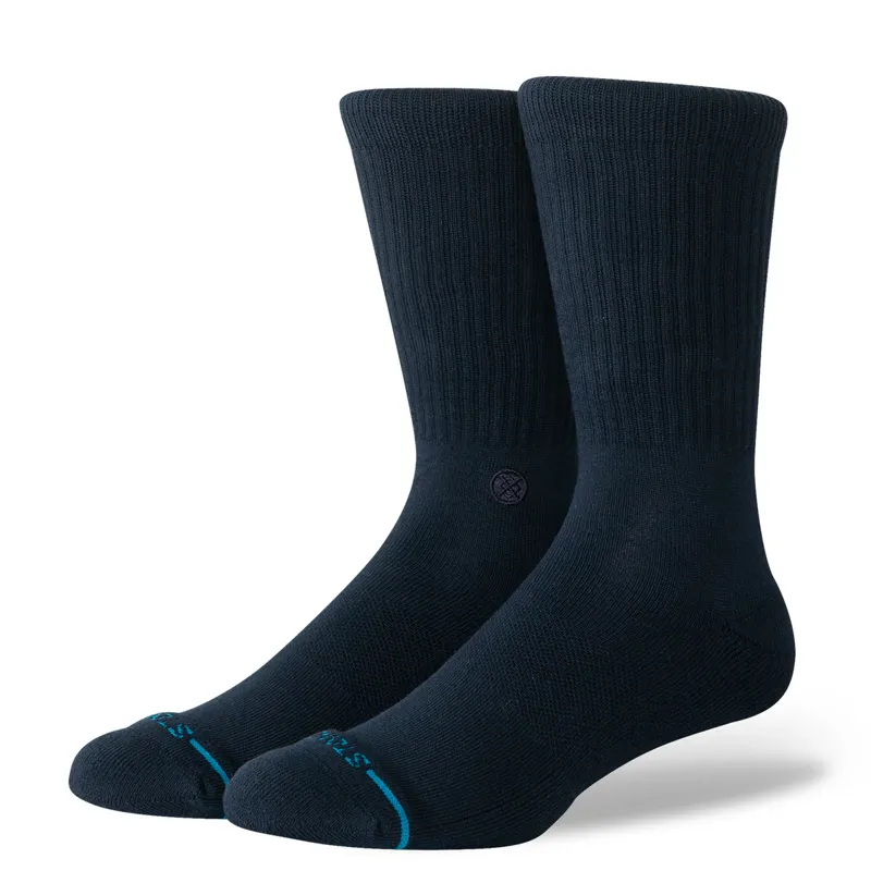 Stance ICON Crew Socks - Dark Navy - Premium Graphic Socks