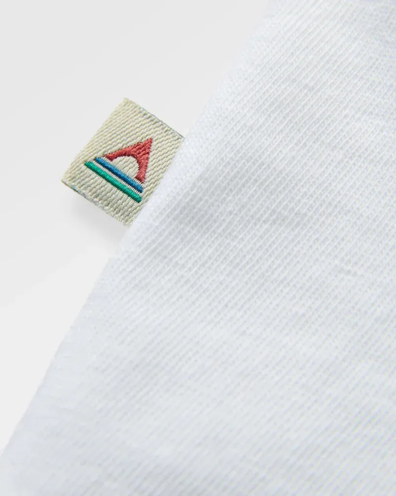 Passenger Men's Sonoma T-Shirt - White Casual Organic Cotton Tee-7