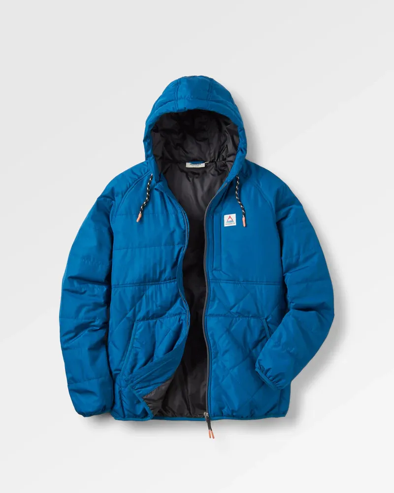 Passenger Men's Dylan Recycled Jacket in Tidal Blue - Sustainable Warm Everyday Layer