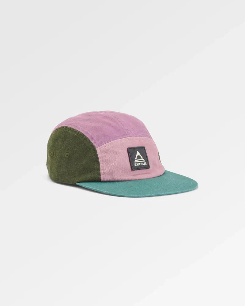 Passenger Fixie 5 Panel Cap - Grape Multi Recycled Outdoor Cap 