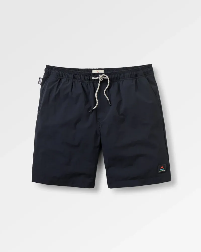 Passenger Men's Drifter NetPlus Swim Lined Short - Black Sustainable Swim Shorts