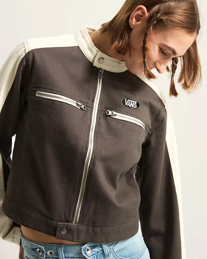 VANS Ryden Biker Jacket Faded Black-1