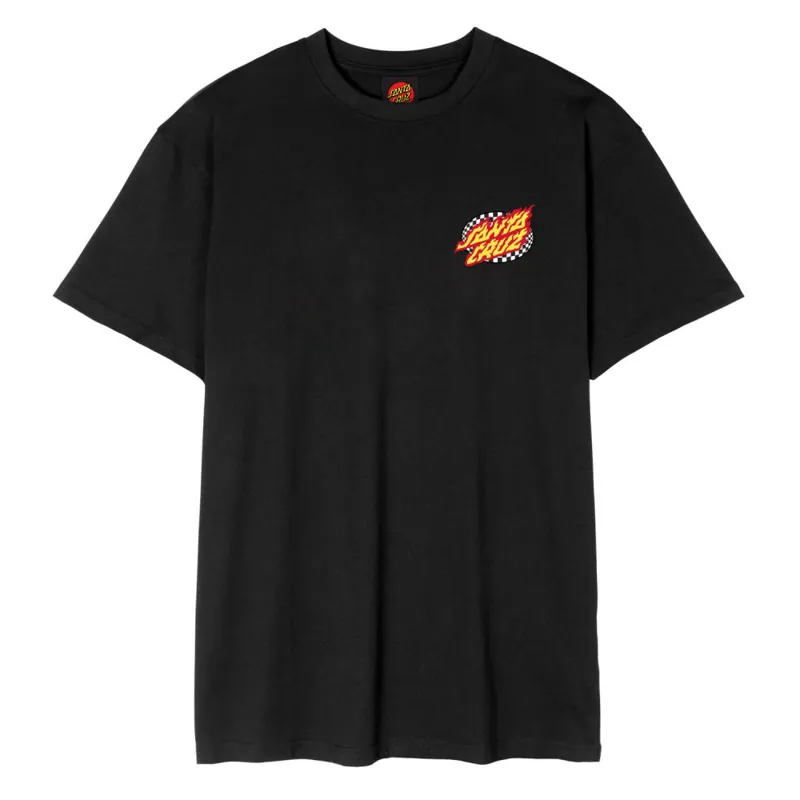 Santa Cruz Goal Flame T-Shirt Classic Skate Style and Comfort Large-1