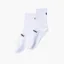 Fractel Performance Running Crew Socks White