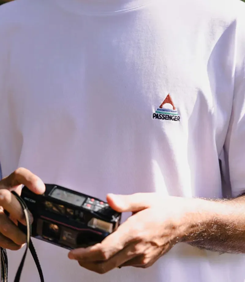 Passenger Mens Vita T-Shirt White-2