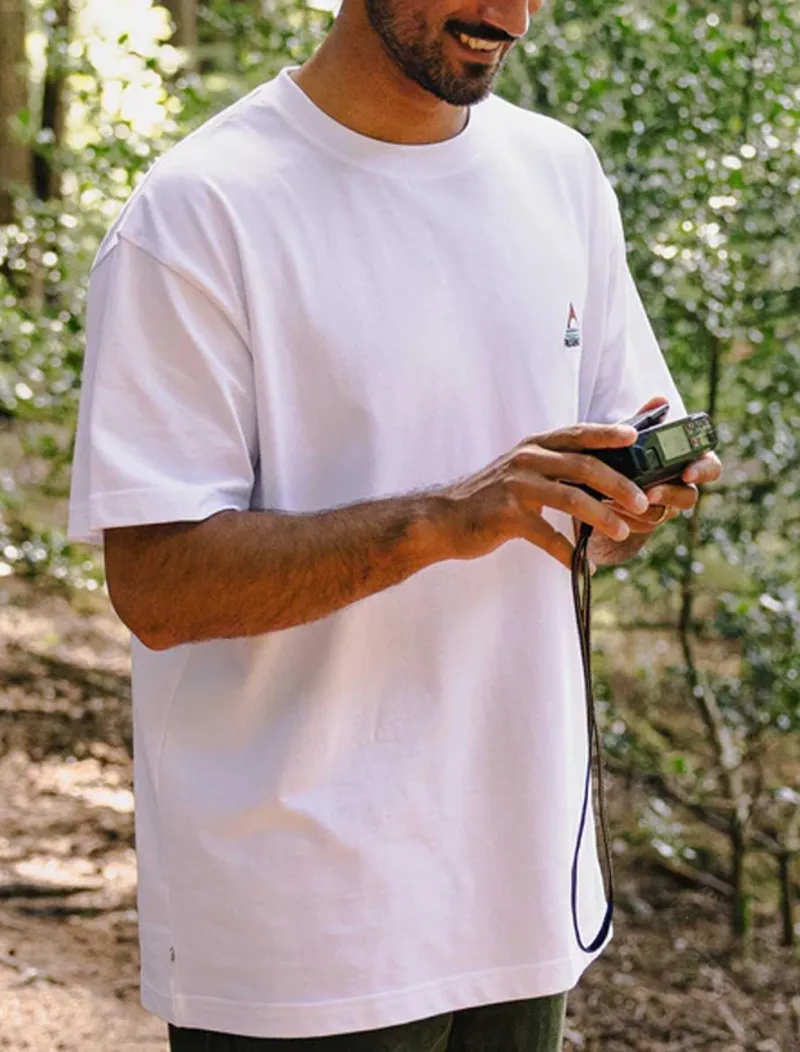 Passenger Mens Vita T-Shirt White-3