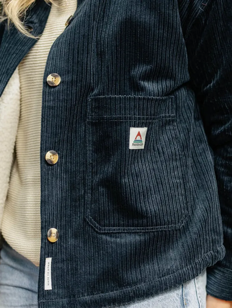 Passenger Women Flint Corduroy Overshirt-2