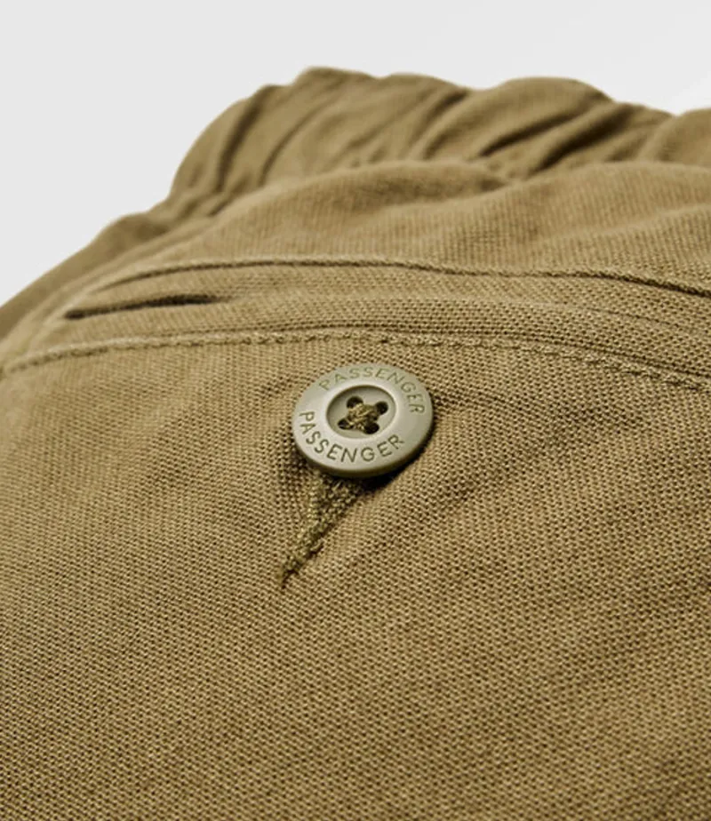 Passenger Men Adventurer Canvas Trouser Dark Olive-5