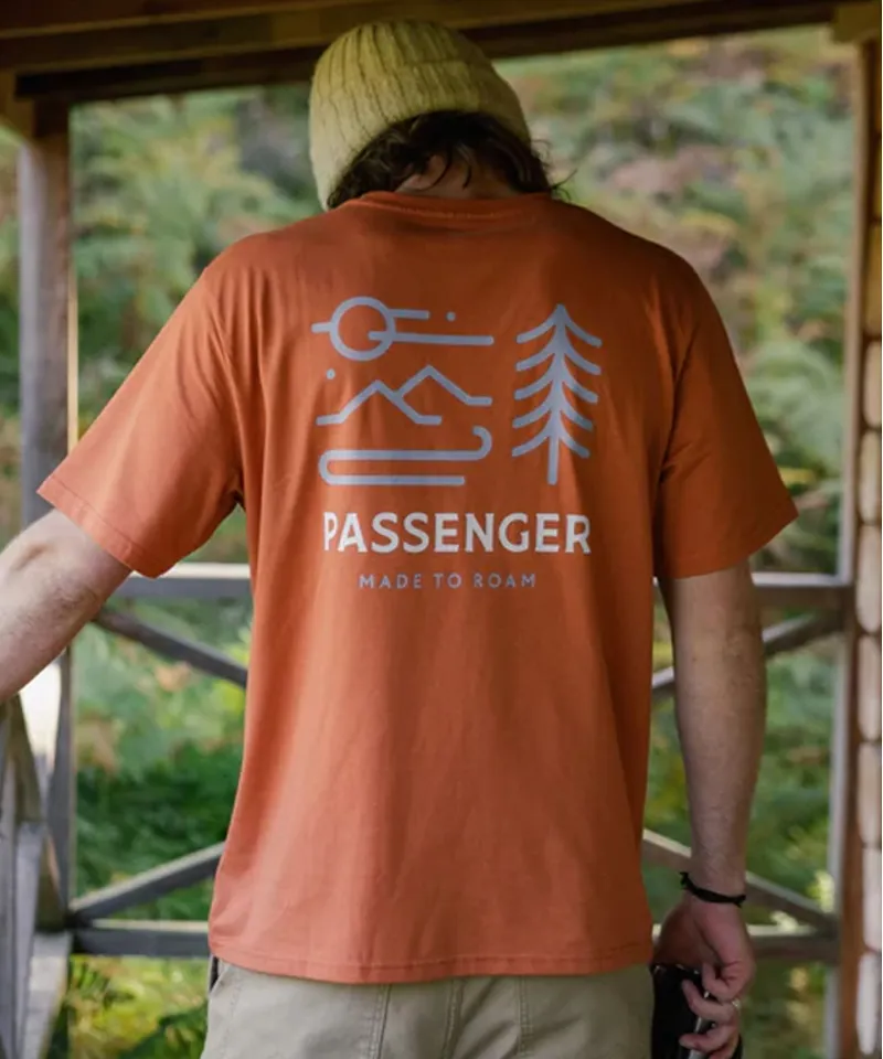 Passenger Men Phoenix T-Shirt Burnt Orange