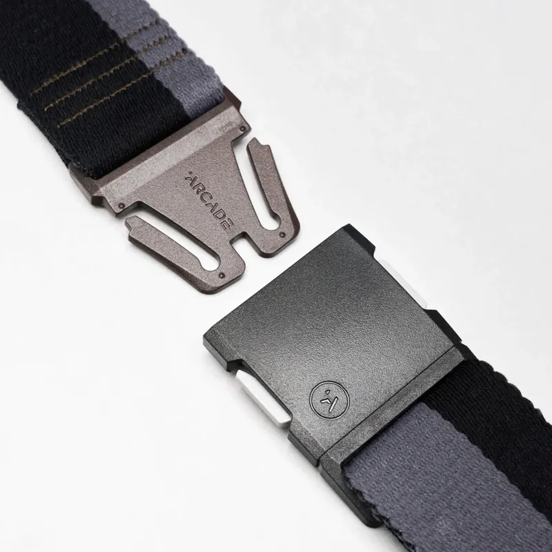 Arcade Sierra Belt Black and Brown Stretch Webbing Belt-2